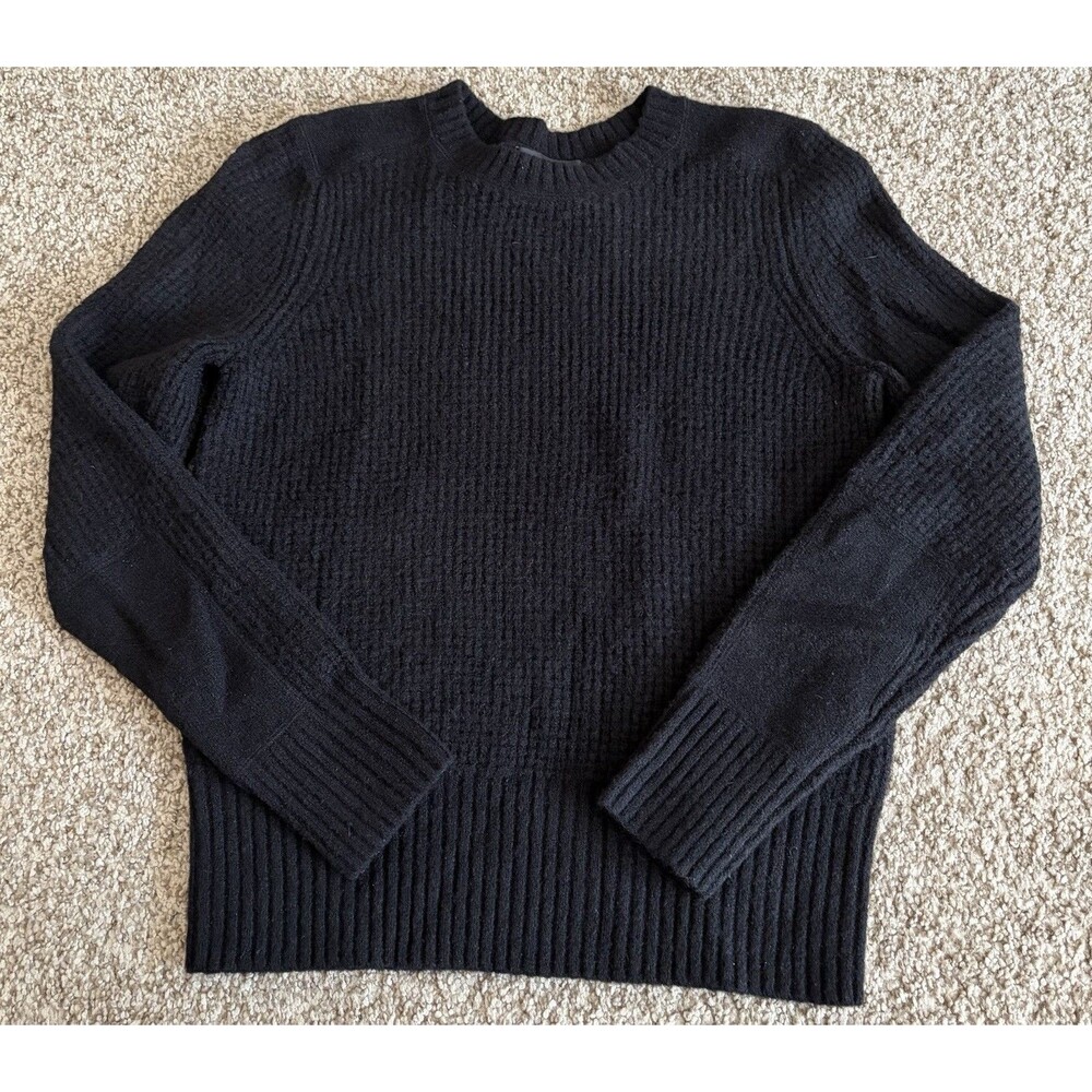 Women's Banana Republic Black Wool Blend Sweater, Size XS